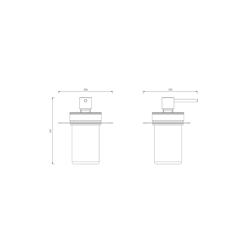 Диспенсер для полки Gunmetal/Графит
