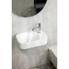 Раковина накладная Corian 480*320*100 Matt White