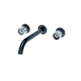 Смеситель из стены ELEGANTE на 3 отв. BLACK
