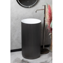 Смеситель для умывальника напольный Uno Chrome