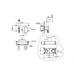 Гигиенический душ SPECTRE Nickel Brush