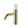 Смеситель STICK для умыв.низ.GOLD MRAMOR WHITE_Комплект