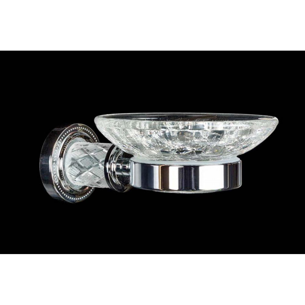 Мыльница(стекло кракле) Murano Cristal