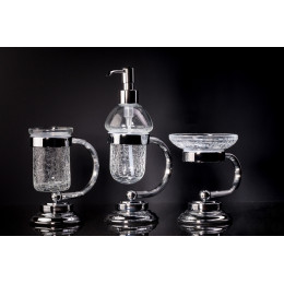 Настольный стакан для зубных щеток MURANO CHROME