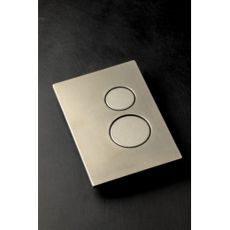 Кнопка для инсталляции, нержавеющая сталь, ультраплоская, NIKEL BRUSH GEBERIT, 300-серия