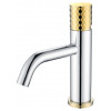 Смеситель STICK для умыв. низ. CHROME DIAMOND GOLD_Комплект