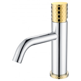 Смеситель STICK для умыв. низ. CHROME DIAMOND GOLD_Комплект