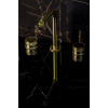 Смеситель на столешницу PRESTIGE на 3 отв. GOLD