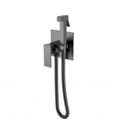 Смеситель гигиенический Qubic Matt Gun Metal
