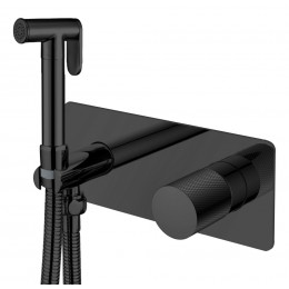 Смеситель гигиенический STICK BLACK TOUCH BLACK