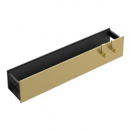 Полка настенная 60см Matt Gold + 2 крючка