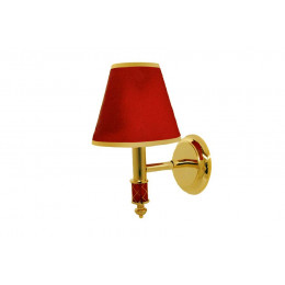 Бра BOHEME MURANO GOLD, рубиновое