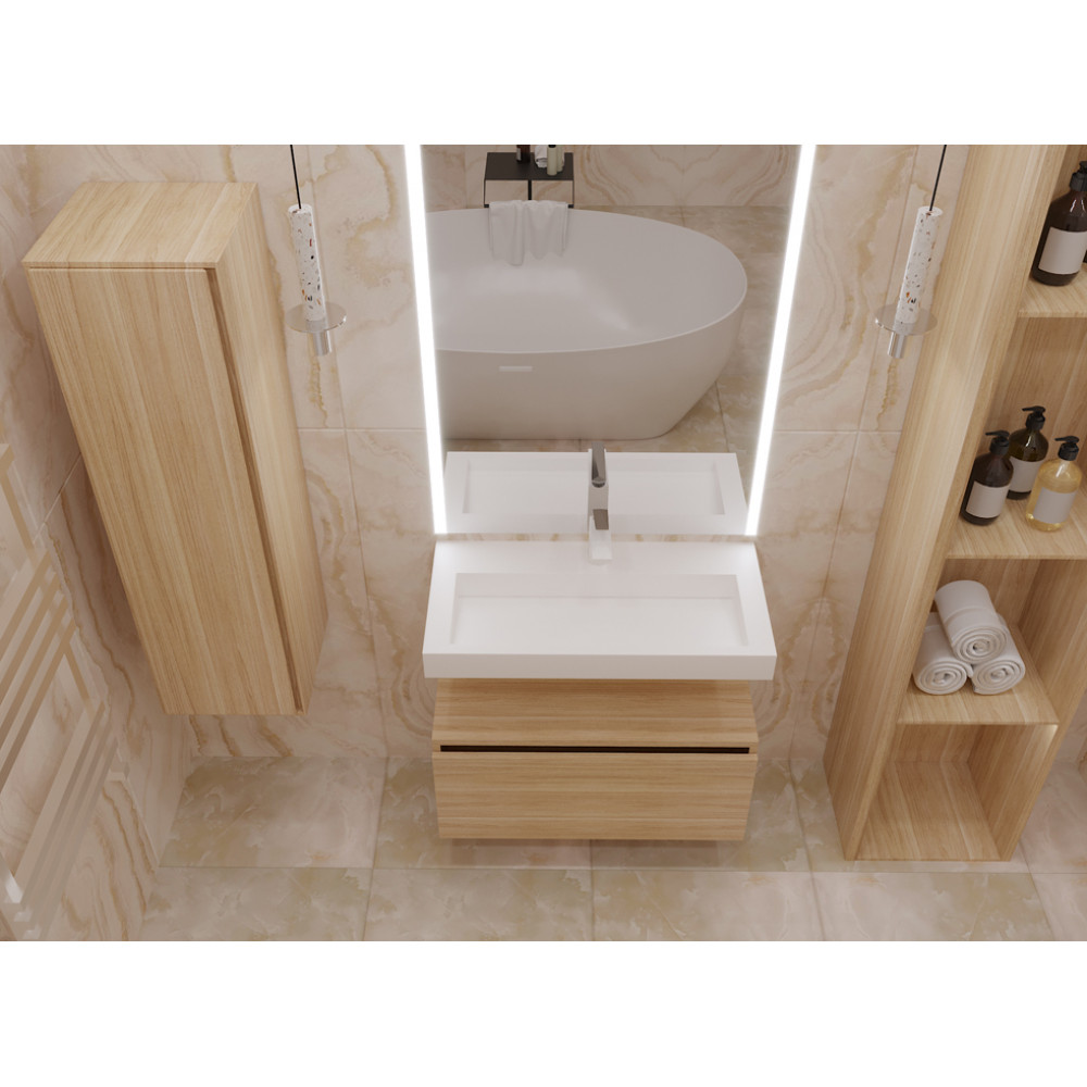 Столешница моноблок FLAT 80см