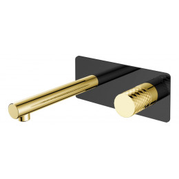 Смеситель STICK из стены BLACK DIAMOND GOLD