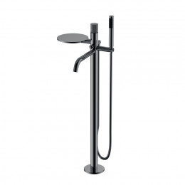 Смеситель STICK напольный Shine Gun Metal LINEA