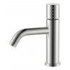 Смеситель STICK для умыв. низ. Nikel Brush низкий с ручкой DIAMOND