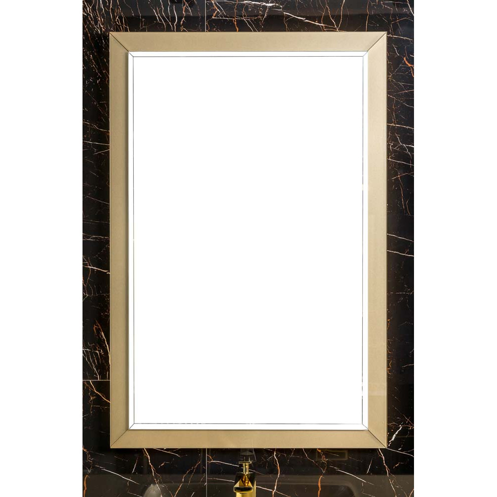 Зеркало Dolce Светлое золото 105x70см