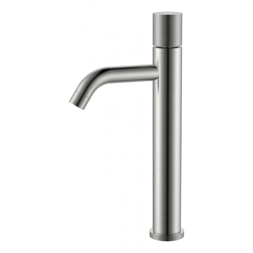 Смеситель STICK для умыв. выс. Nikel Brush с ручкой TOUCH
