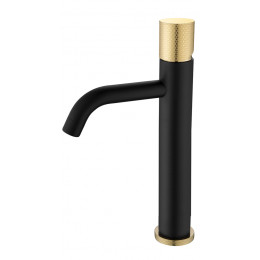 Смеситель STICK для умыв. выс. BLACK TOUCH GOLD_Комплект