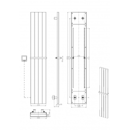 Полотенцесушитель электрический GUN METAL