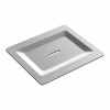 Мыльница для полки Nickel brushed