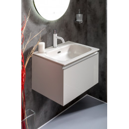 Тумба без раковины Vallessi 60*46см WHITE, 1 полка