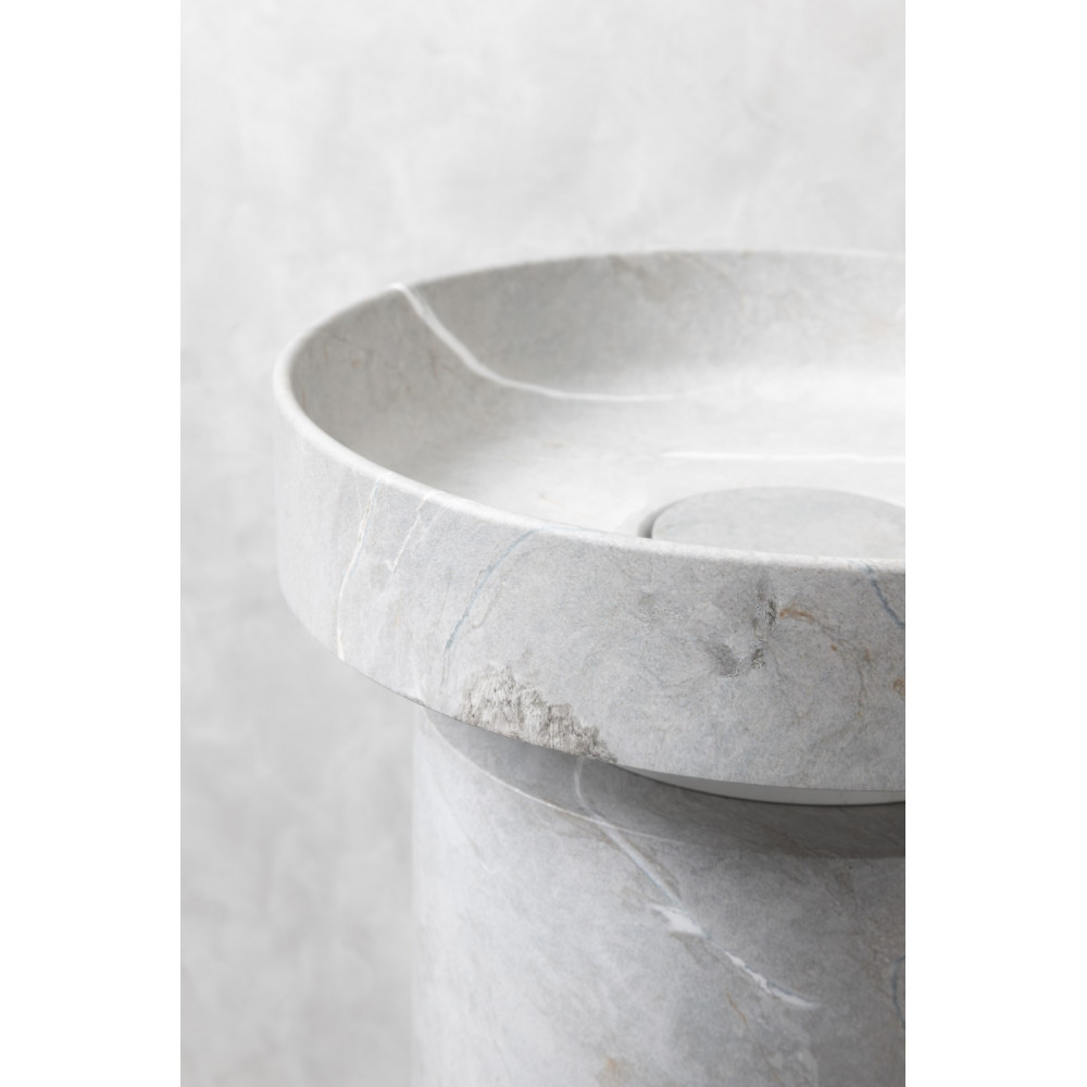 Раковина накладная Corian 400*130 Amani Grigio