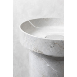 Раковина накладная Corian 400*130 Amani Grigio