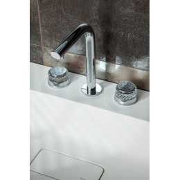 Смеситель на столешницу AURA на 3 отв. CHROME