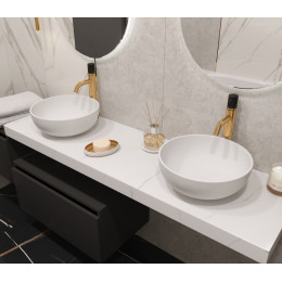 Столешница прямая FLAT CALACATTA 1610*460*70