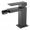 Смеситель для биде Qubic Shine Gun Metal