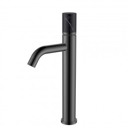 Смеситель STICK для умыв.выс.SHINE GUN METAL MRAMOR BLACK_Комплект