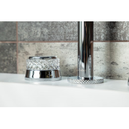 Смеситель на столешницу AURA на 3 отв. CHROME