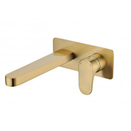 Смеситель для умывальника из стены SPECTRE Bronze
