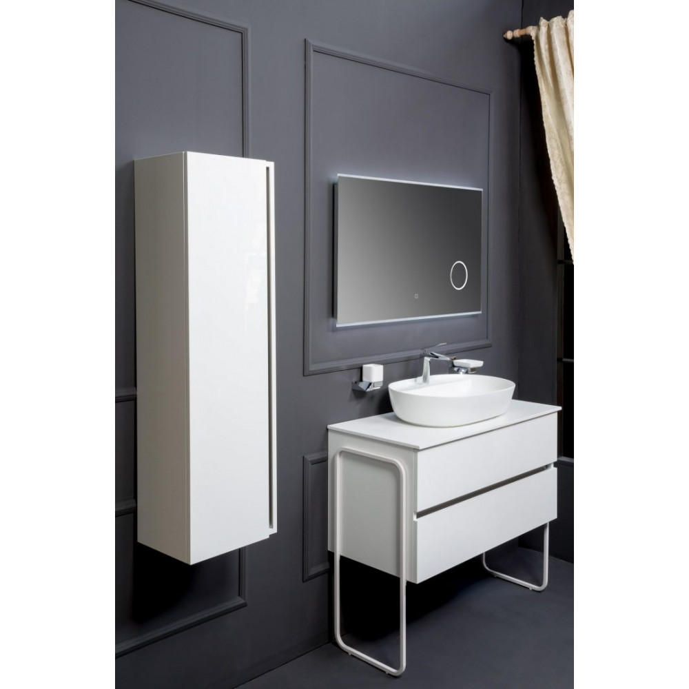 Пенал Vallessi 120*35*28,5cm Белый глянец