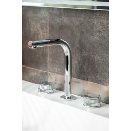Смеситель на столешницу PRESTIGE на 3 отв. CHROME