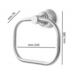 Полотенцедержатель кольцо AURA Chrome