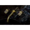 Смеситель из стены ELEGANTE на 3 отв. MAT GOLD