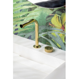 Смеситель автоматический для раковины на 2 отв. TECH ЗОЛОТО