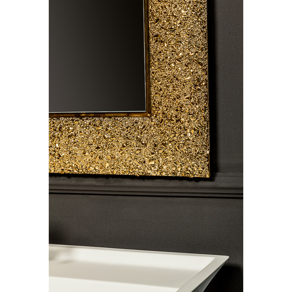 Зеркало AURA 60*90 золото, с подсветкой