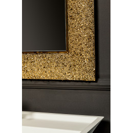 Зеркало AURA 60*90 золото, с подсветкой