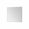 Зеркало прямоугольное c мет. рамой, подсветка, сенсор, 80*70см Chrome