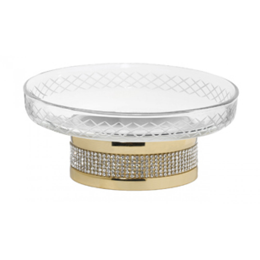 Настольная мыльница ROYALE CRISTAL GOLD