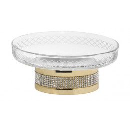 Настольная мыльница ROYALE CRISTAL GOLD