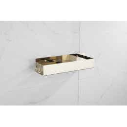 Полка подвесная + 2 крючка GOLD