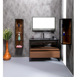 Ящик под консоль LOFT 120 dark wood, 1 полка