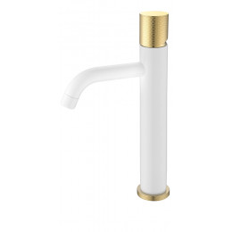 Смеситель STICK для умыв. выс. WHITE TOUCH GOLD_Комплект