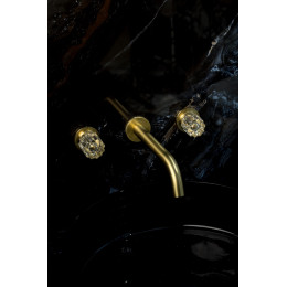 Смеситель из стены ELEGANTE на 3 отв. MAT GOLD