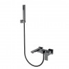 Смеситель для ванны с душем Qubic Shine Gun Metal