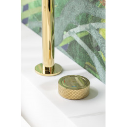 Смеситель автоматический для раковины на 2 отв. TECH ЗОЛОТО